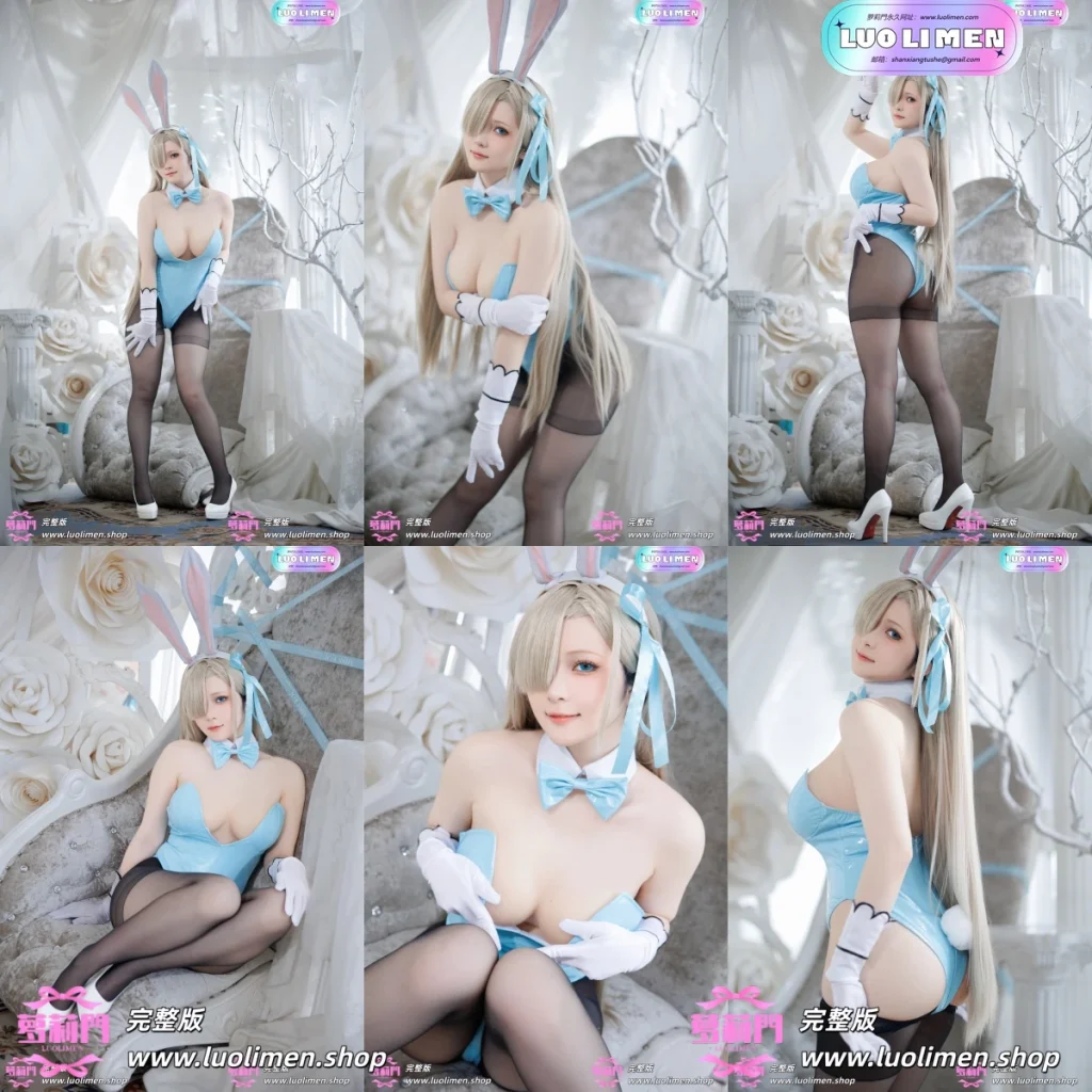 屿鱼 NO.024 明日奈兔女郎[22P-196M]-网红合集